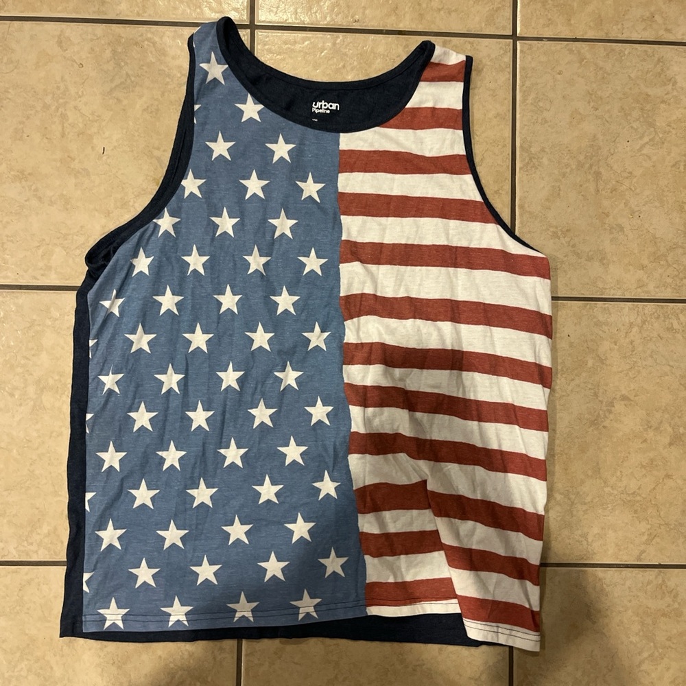 Urban Pipeline Stars and Stripes Tank Top